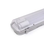 Noxion LED Waterdichte Montagebalk Behuizing Poseidon V2.0 incl. 2x Noxion LED Buis T8 Standard Output 22W 2x2300lm - 830 Warm Wit | 150cm