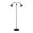 Nordlux Ray Vloerlamp Metaal Zwart | Geschikt voor 2x E14